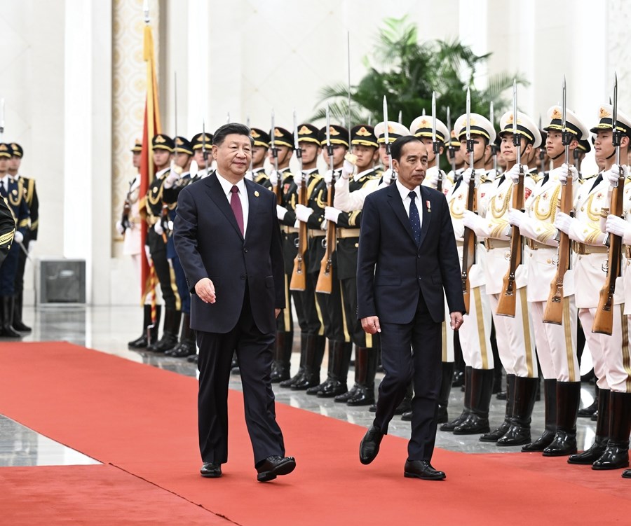 Incontro tra Xi Jinping e il presidente indonesiano