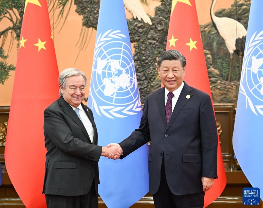 Incontro tra Xi Jinping e António Guterres