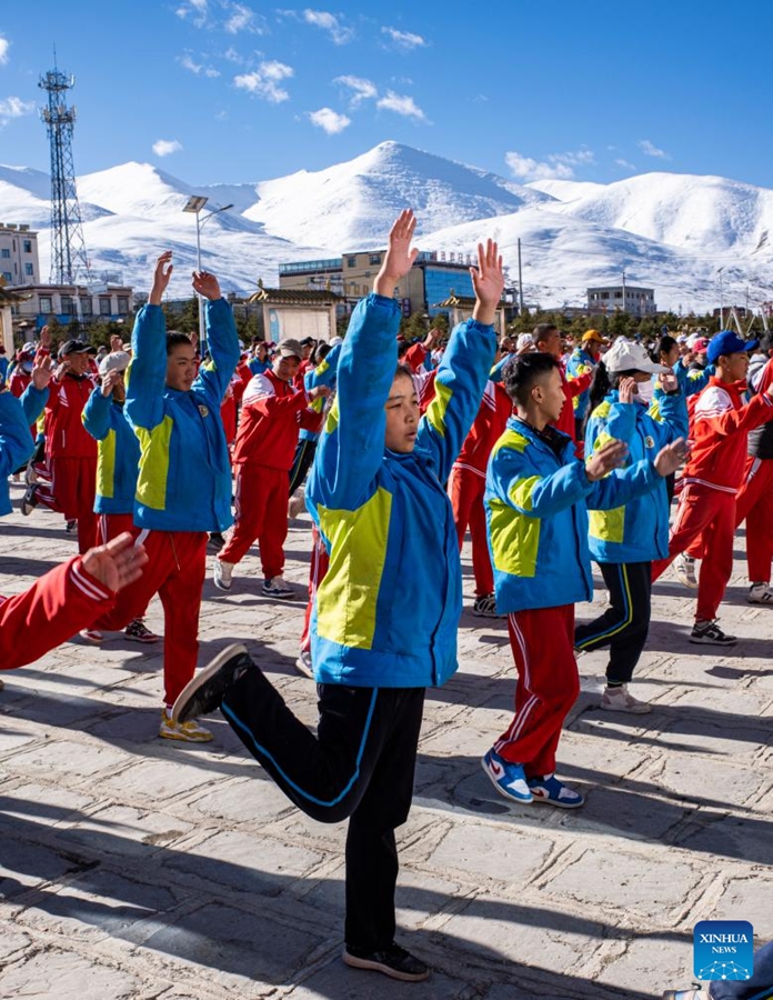 La vita scolastica nella contea di Damxung, nello Xizang cinese