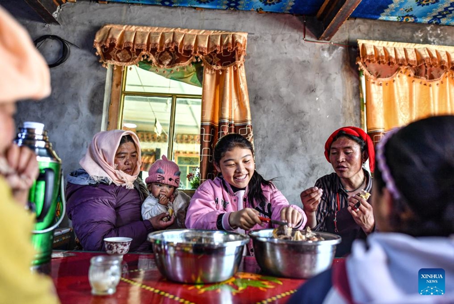 La vita scolastica nella contea di Damxung, nello Xizang cinese