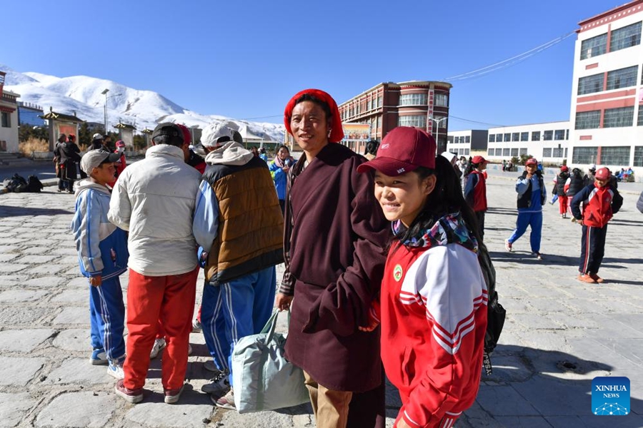 La vita scolastica nella contea di Damxung, nello Xizang cinese