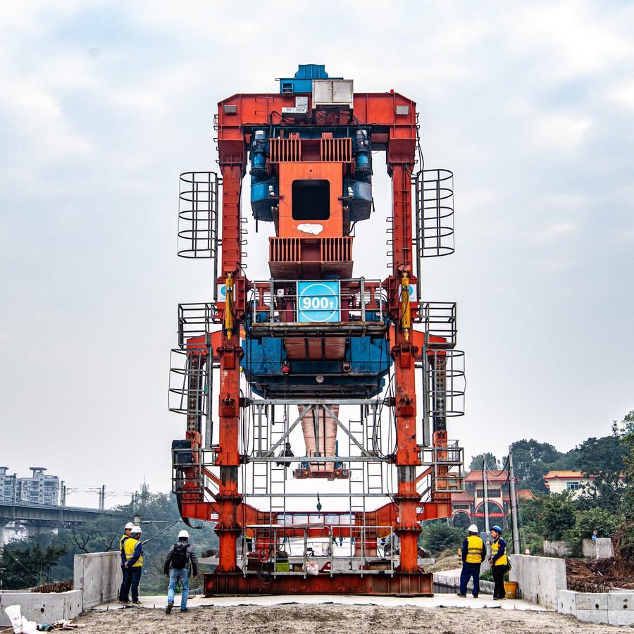 Nuovi progressi della costruzione della ferrovia ad alta velocità Chongqing-Kunming