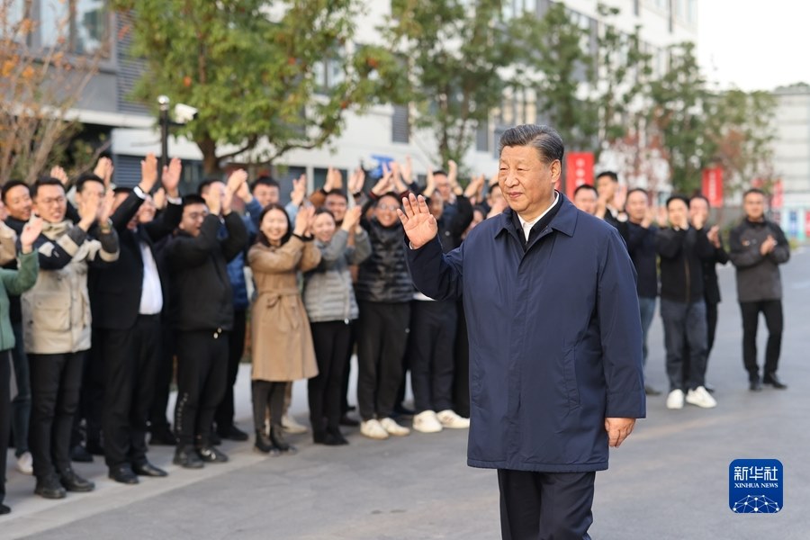 Xi Jinping ispeziona Yancheng, nel Jiangsu, sulla via di ritorno a Beijing