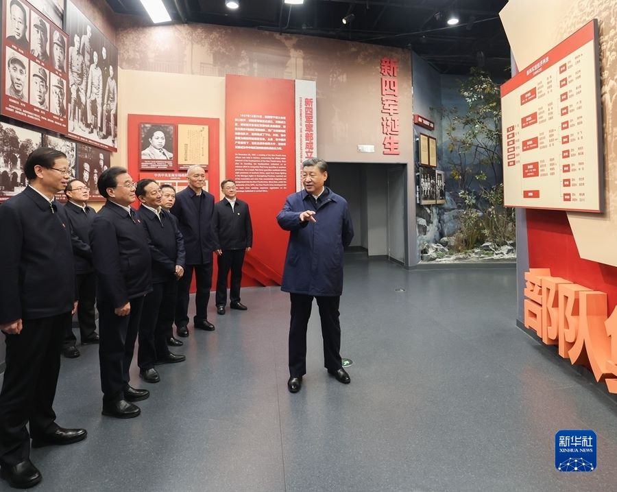 Xi Jinping ispeziona Yancheng, nel Jiangsu, sulla via di ritorno a Beijing