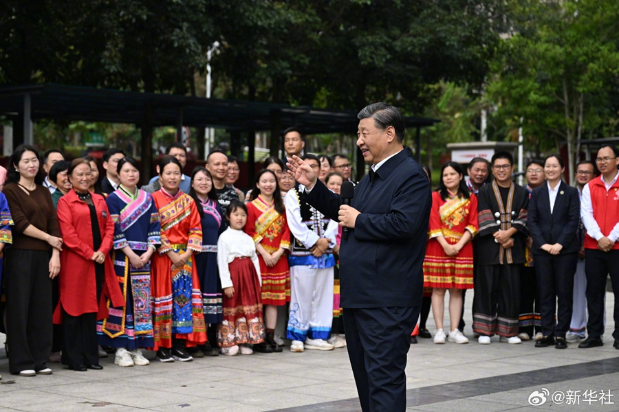 Nanning, viaggio di ispezione di Xi Jinping nel Guangxi