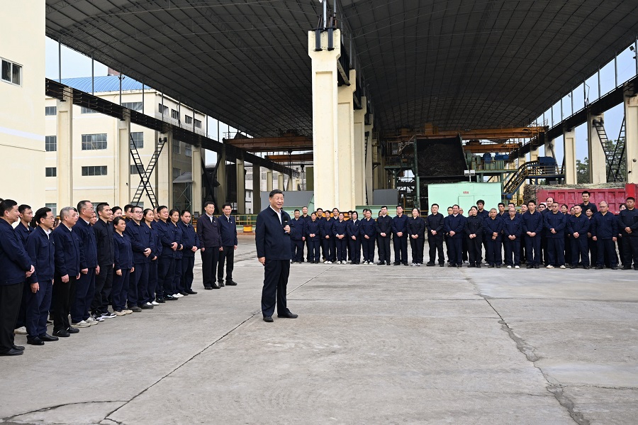 Viaggio d'ispezione di Xi Jinping a Laibin