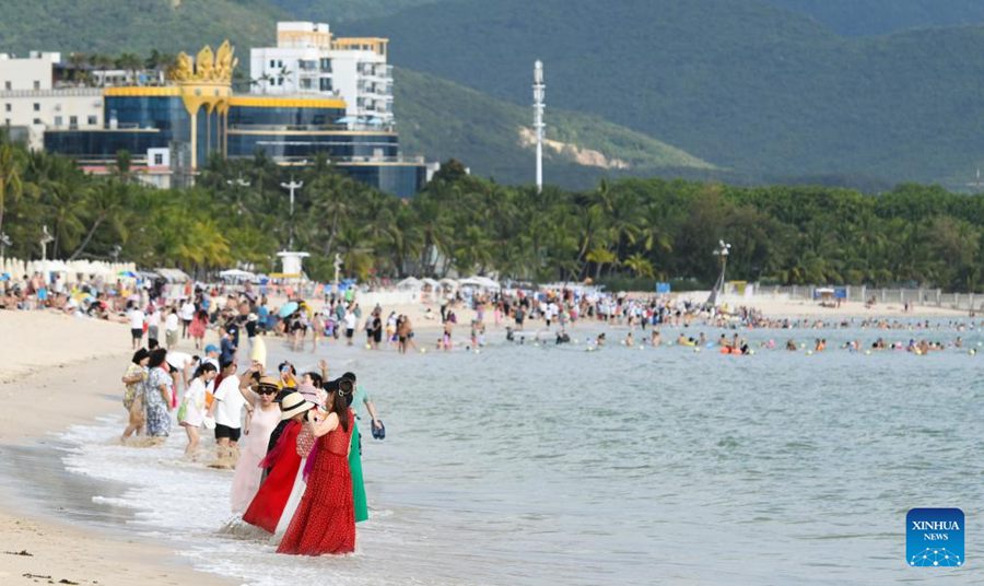 Alta stagione del turismo a Sanya