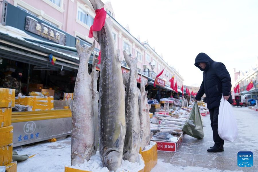 Il mercato ittico di Fuyuan entra nell'alta stagione delle vendite