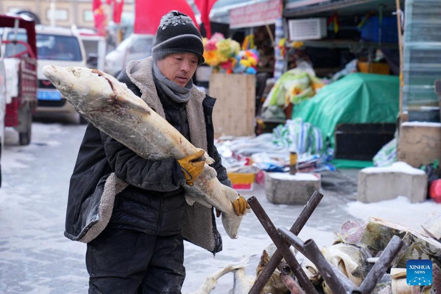 Il mercato ittico di Fuyuan entra nell'alta stagione delle vendite