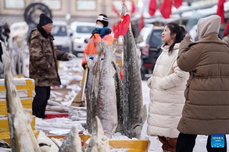 Il mercato ittico di Fuyuan entra nell'alta stagione delle vendite