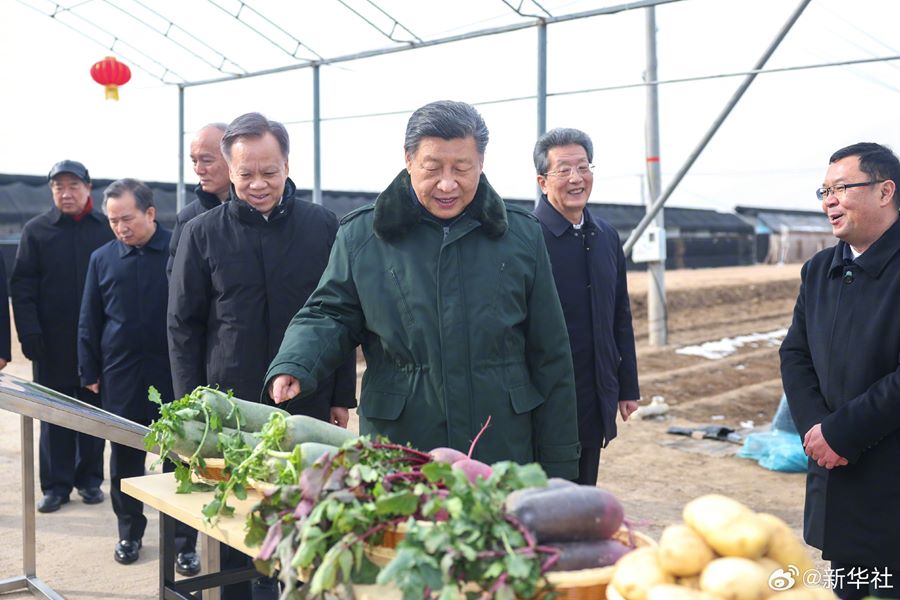 Xi Jinping visita i quadri di base e la popolazione di Tianjin alla vigilia della Festa di Primavera