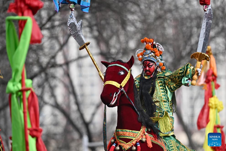 Tradizionale parata di Shehuo a Xining, Qinghai