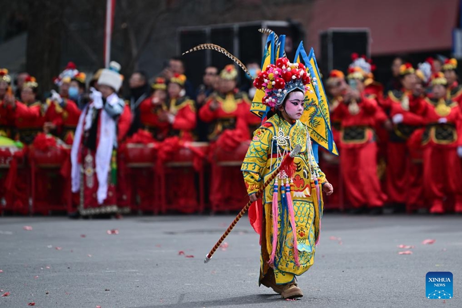 Tradizionale parata di Shehuo a Xining, Qinghai