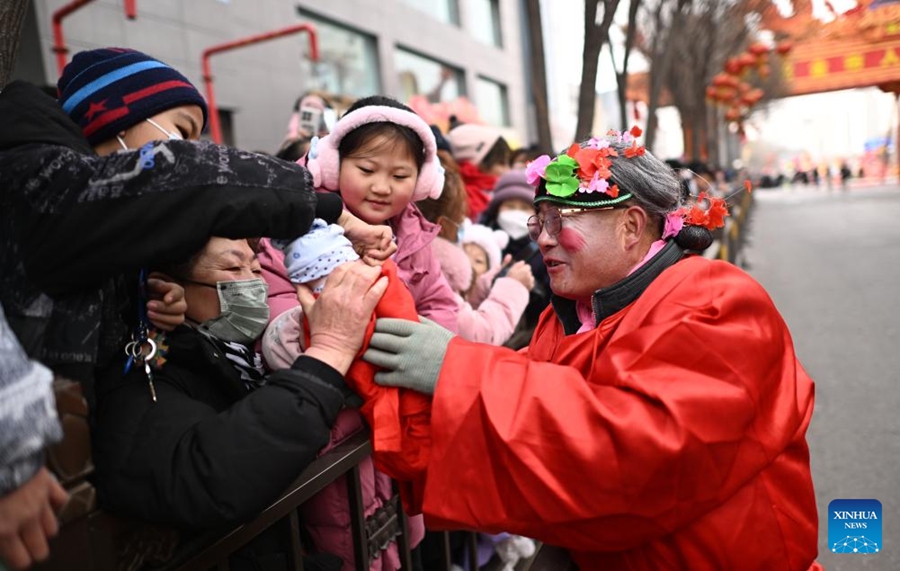 Tradizionale parata di Shehuo a Xining, Qinghai