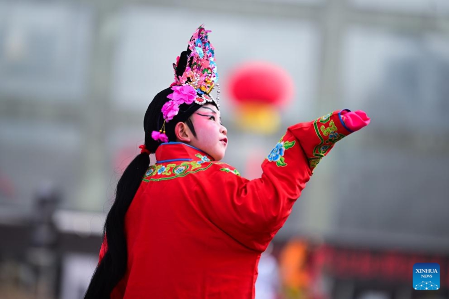 Tradizionale parata di Shehuo a Xining, Qinghai