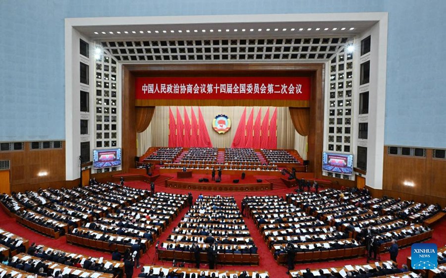 Il principale organo consultivo politico della Cina tiene la seconda riunione plenaria della sessione annuale