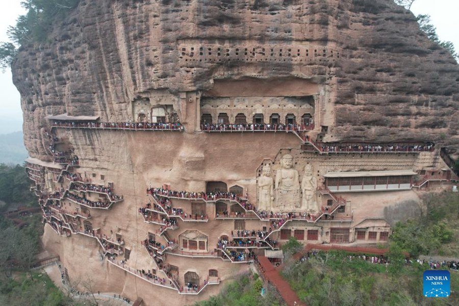 Tianshui, boom turistico durante le vacanze della Festa di Qingming