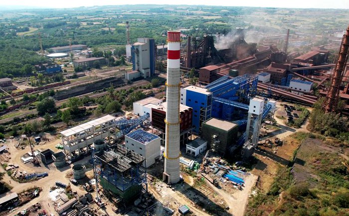 Acciaieria di Smederevo del gruppo HBIS Serbia. (16 agosto 2021 - Foto in gentile concessione di HBIS Serbia per Xinhua)