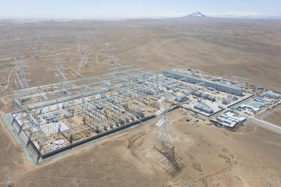 Qinghai: opera energetica da 750 kV collega nuova energia alla rete