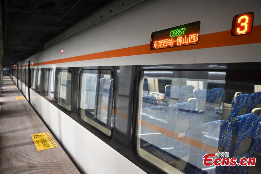 Le ferrovie interurbane in Guangdong iniziano le operazioni di prova