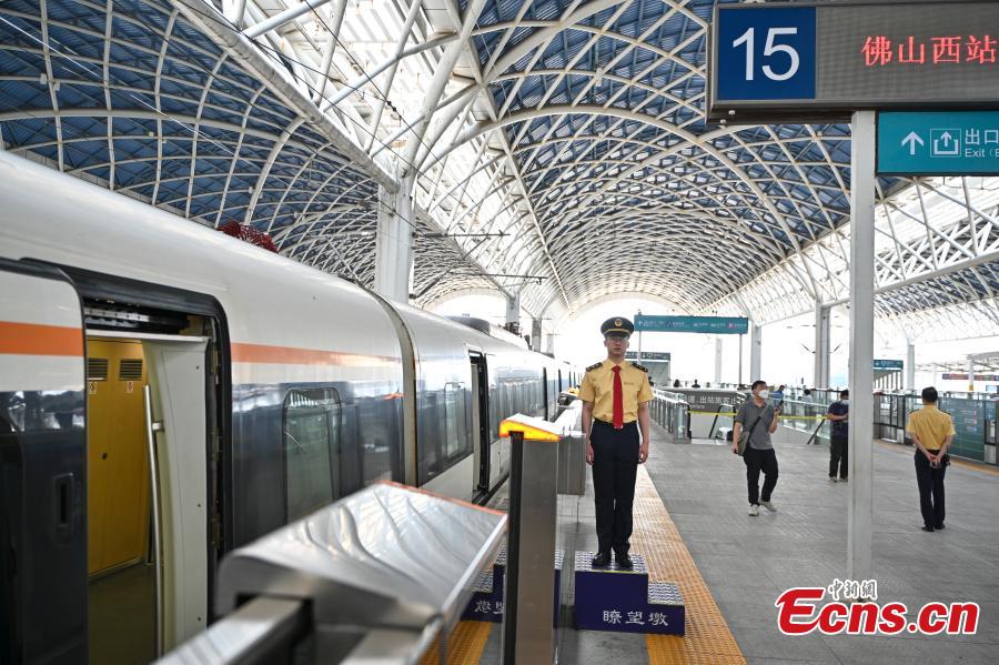 Le ferrovie interurbane in Guangdong iniziano le operazioni di prova