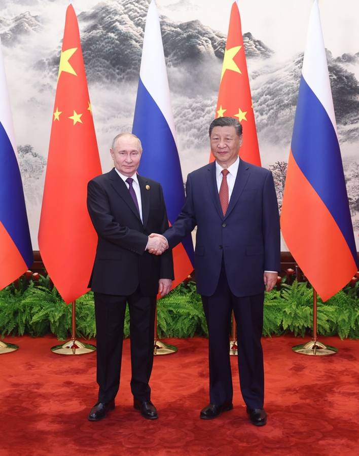 Colloqui tra Xi Jinping e il presidente russo Putin