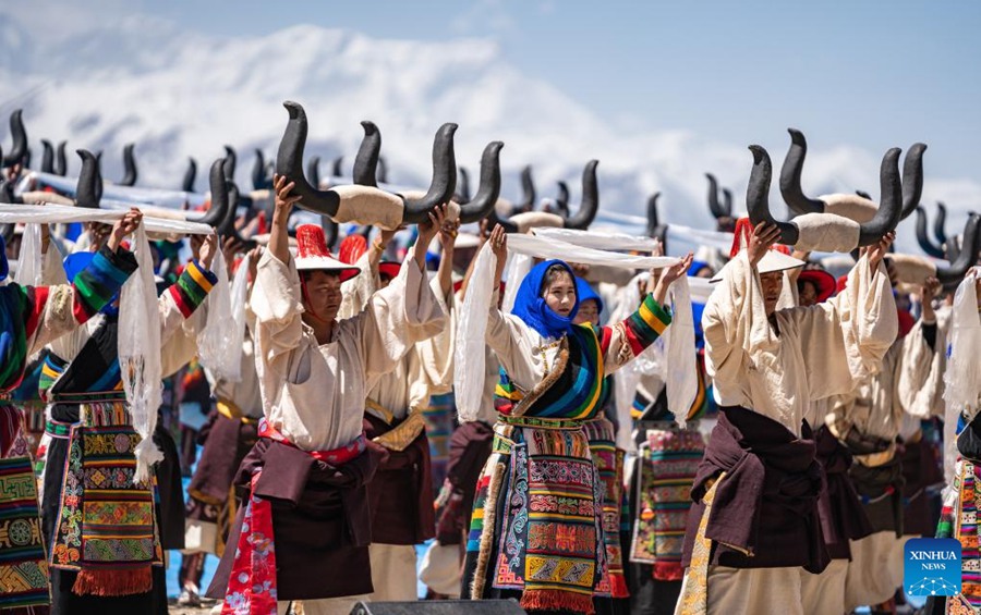 Il Lago Namtso nello Xizang entra nella stagione turistica