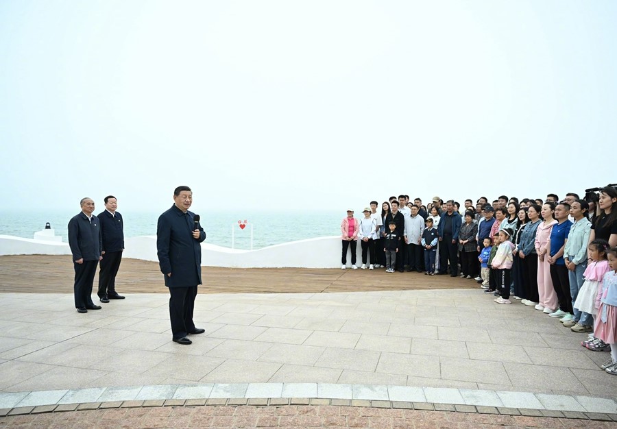 Viaggio di ispezione di Xi Jinping a Rizhao nello Shandong