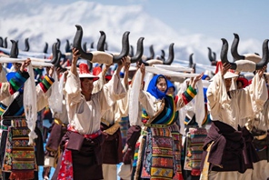 Il Lago Namtso nello Xizang entra nella stagione turistica