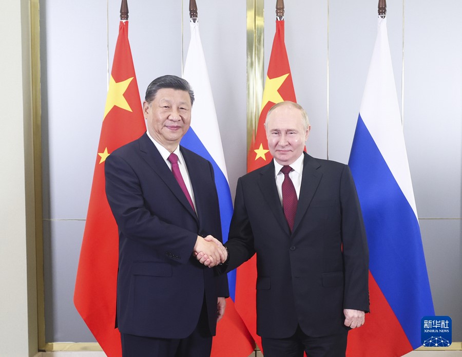 Incontro tra Xi Jinping e Vladimir Putin ad Astana