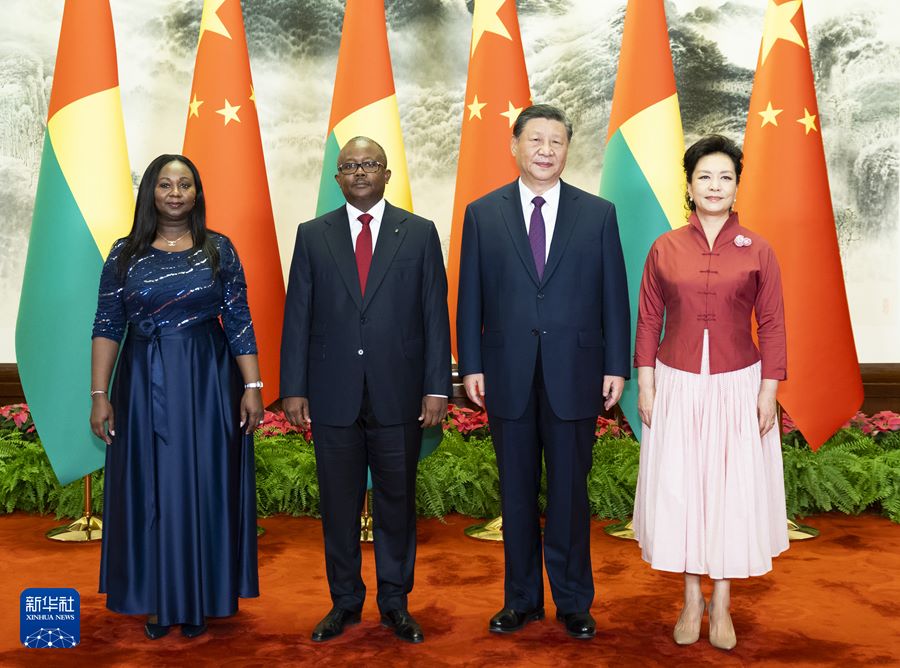 Colloquio tra Xi Jinping e il Presidente della Guinea-Bissau, Umaro Sissoco Embaló