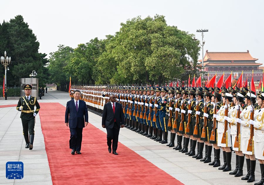 Colloquio tra Xi Jinping e il Presidente della Guinea-Bissau, Umaro Sissoco Embaló