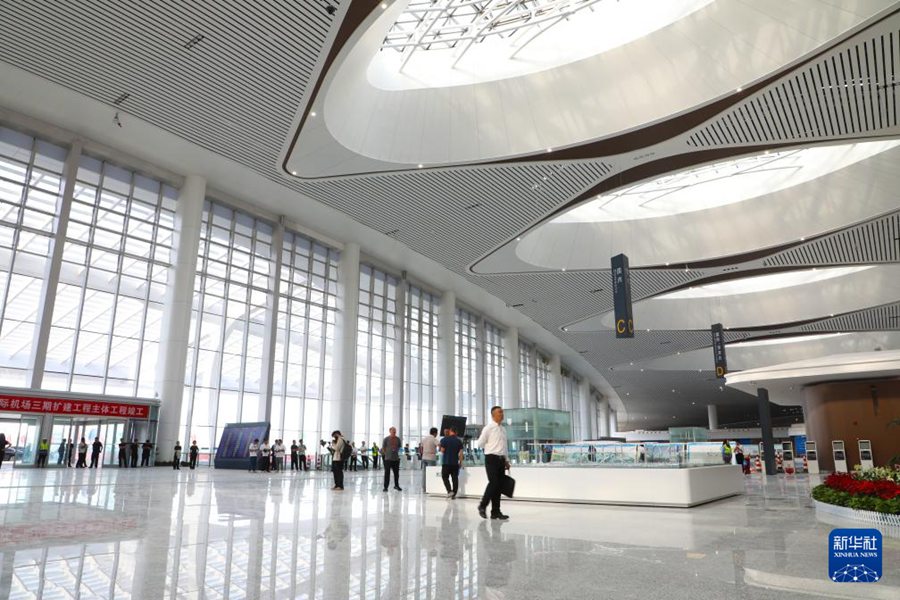 Completata la struttura principale del progetto di ampliamento dell'aeroporto internazionale di Lanzhou Zhongchuan Fase III