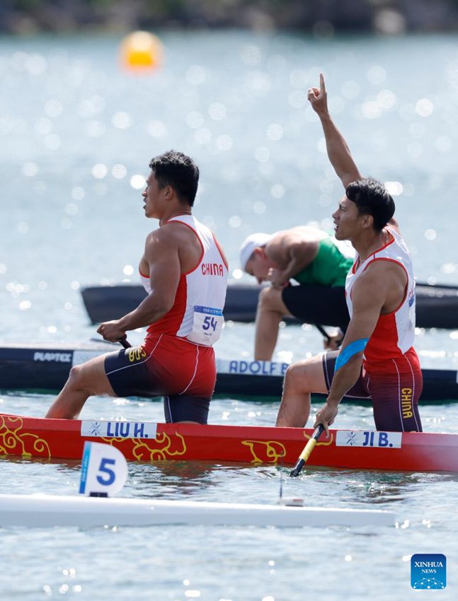 Cinesi Liu Hao, Ji Bowen vincono oro in doppio 500m maschile di canoa a Parigi