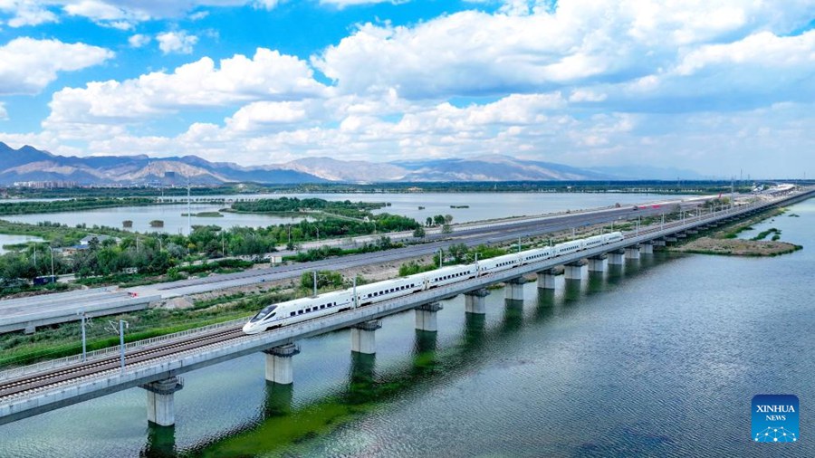 Esercitazione di simulazione di guasto condotta sulla ferrovia ad alta velocità Baotou-Yinchuan