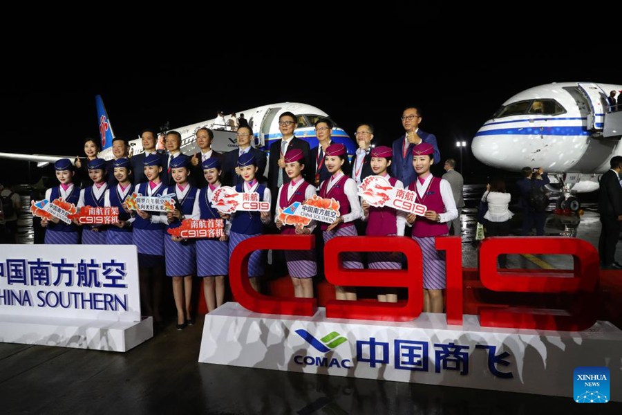 Air China e China Southern Airlines ricevono i primi jet C919