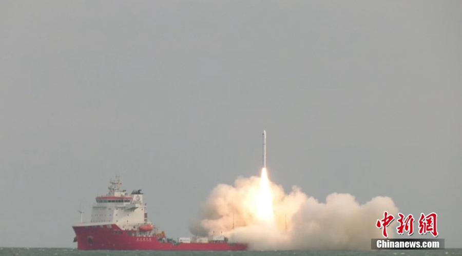 Cina, successo del test di lancio dal mare del razzo vettore Yao 3 Ceres-1