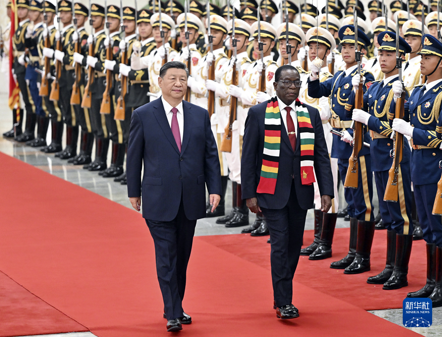 Incontro tra Xi Jinping e il Presidente dello Zimbabwe, Emmerson Dambudzo Mnangagwa