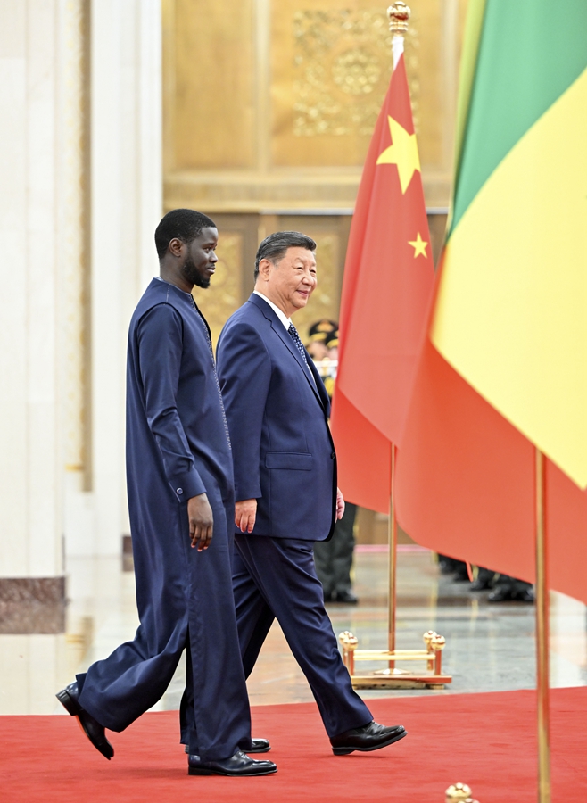 Incontro tra Xi Jinping e il Presidente del Senegal, Bassirou Diomaye Faye