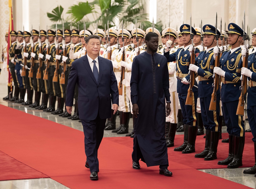 Incontro tra Xi Jinping e il Presidente del Senegal, Bassirou Diomaye Faye