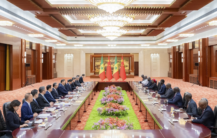 Incontro tra Xi Jinping e il Presidente del Senegal, Bassirou Diomaye Faye