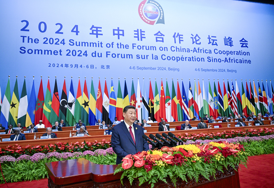 Beijing, discorso di Xi Jinping all'inaugurazione del Summit 2024 del Forum sulla Cooperazione Cina-Africa