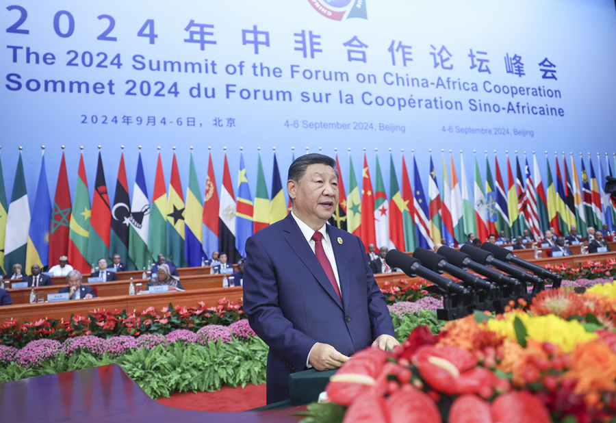 Beijing, discorso di Xi Jinping all'inaugurazione del Summit 2024 del Forum sulla Cooperazione Cina-Africa