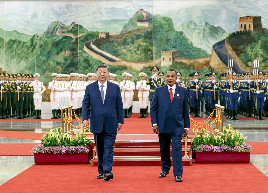 Incontro tra Xi Jinping e il Presidente della Repubblica del Congo, Denis Sassou Nguesso