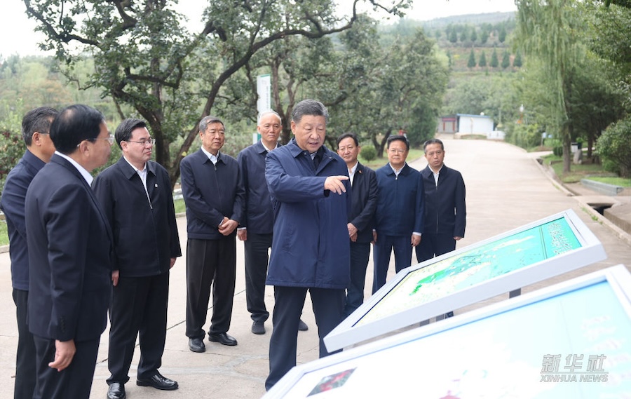 Ispezioni di Xi Jinping a Baoji e a Tianshui