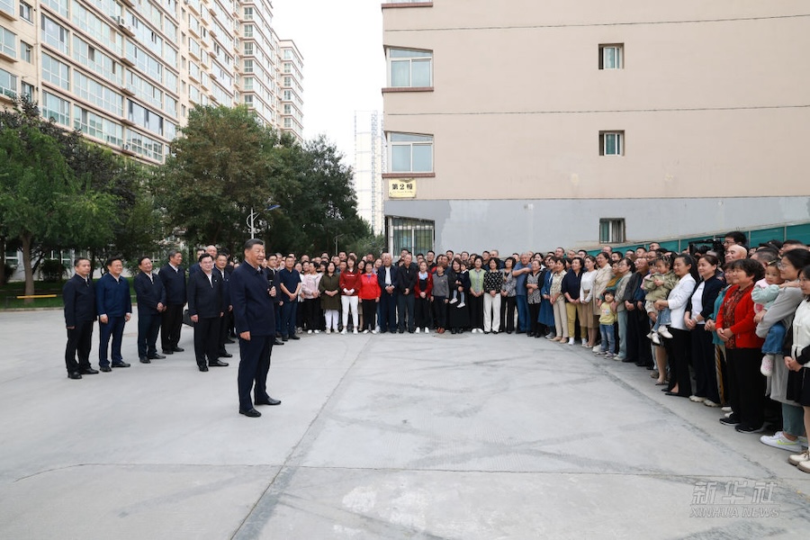 Visita d'ispezione di Xi Jinping a Lanzhou