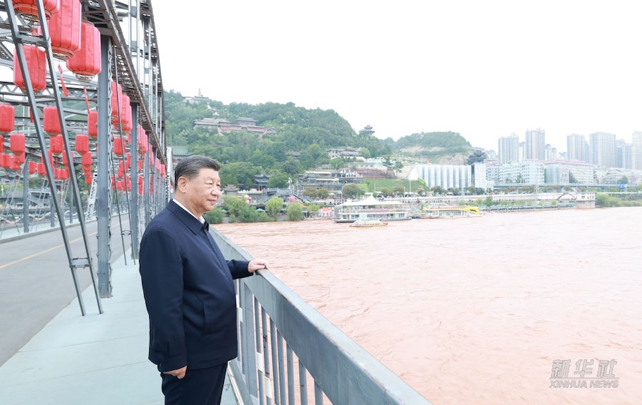 Visita d'ispezione di Xi Jinping a Lanzhou