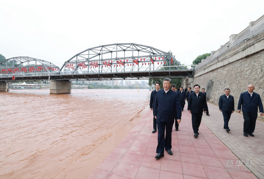 Visita d'ispezione di Xi Jinping a Lanzhou