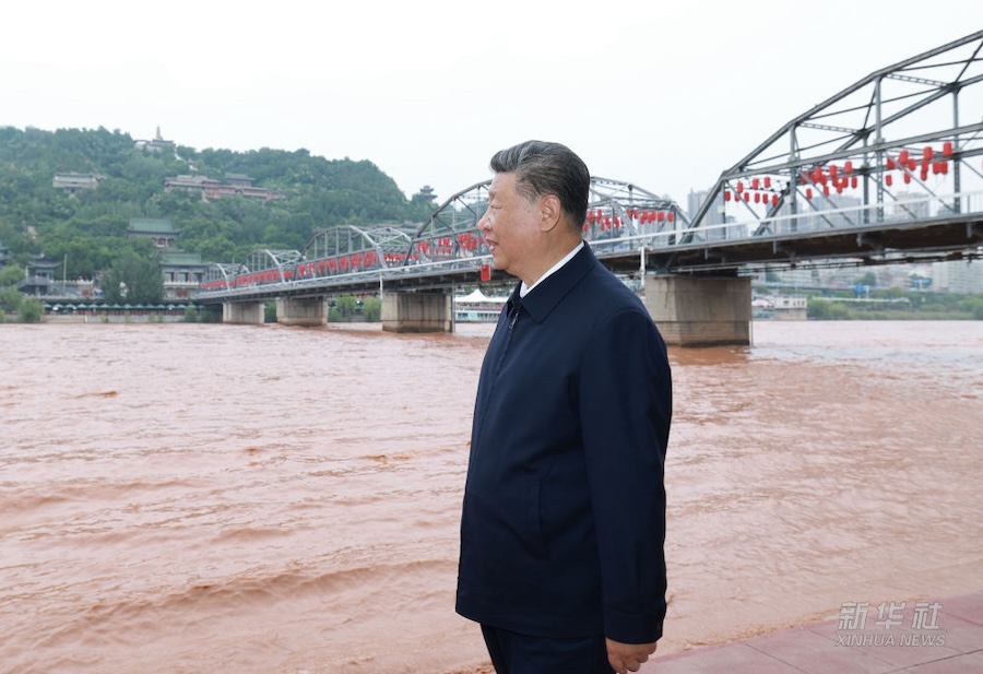 Visita d'ispezione di Xi Jinping a Lanzhou