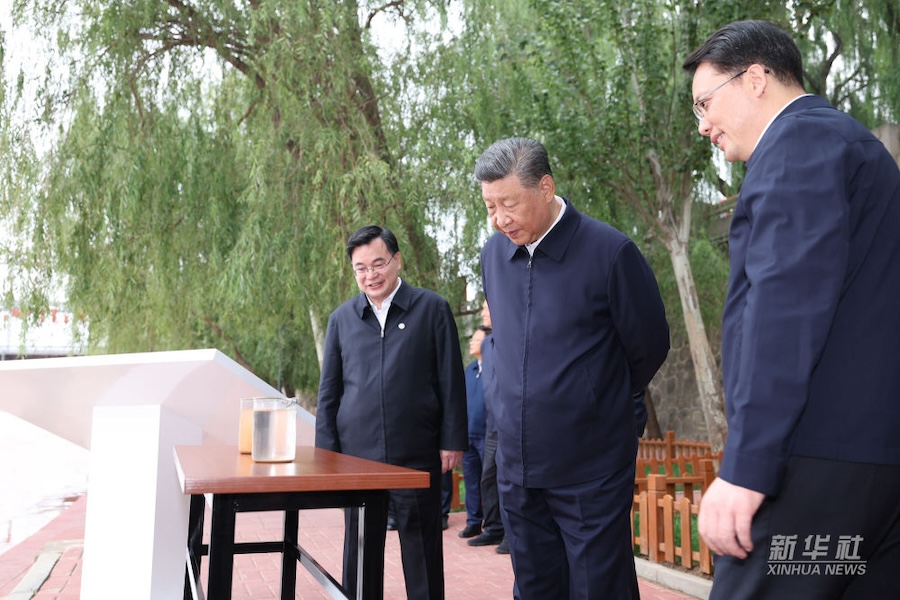 Visita d'ispezione di Xi Jinping a Lanzhou